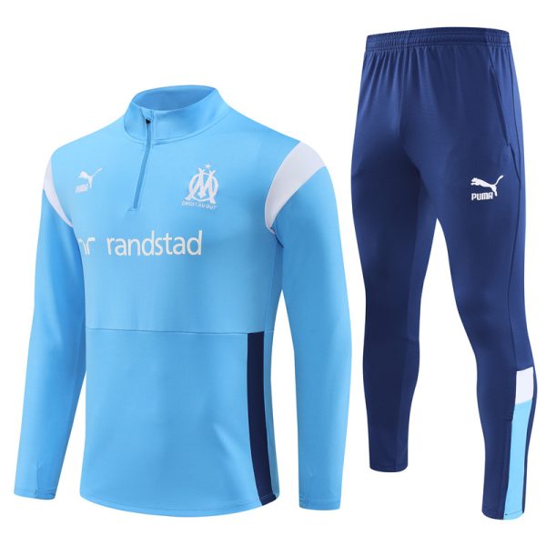 Olympique Marseille 2023/24 Half-Zip Adult Sweater+Pant 14001 - Image 5