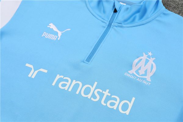 Olympique Marseille 2023/24 Half-Zip Adult Sweater+Pant 14001 - Image 3