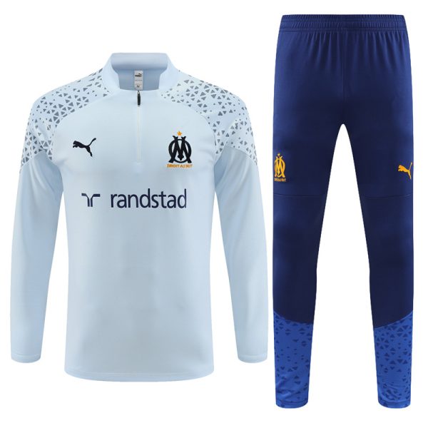 Olympique Marseille 2023/24 Half-Zip Adult Sweater+Pant 14001