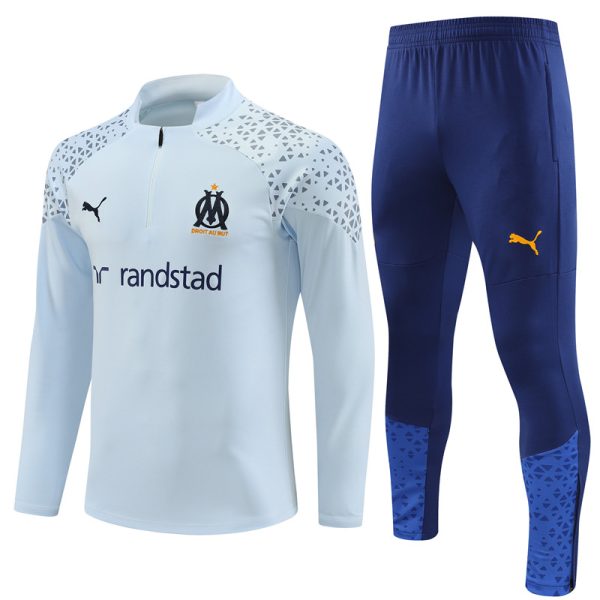 Olympique Marseille 2023/24 Half-Zip Adult Sweater+Pant 14001 - Image 5