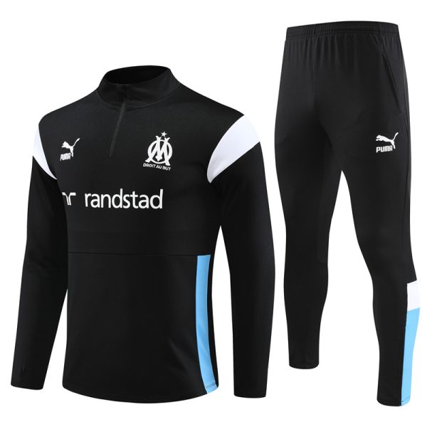 Olympique Marseille 2023/24 Half-Zip Adult Sweater+Pant 14001 - Image 3