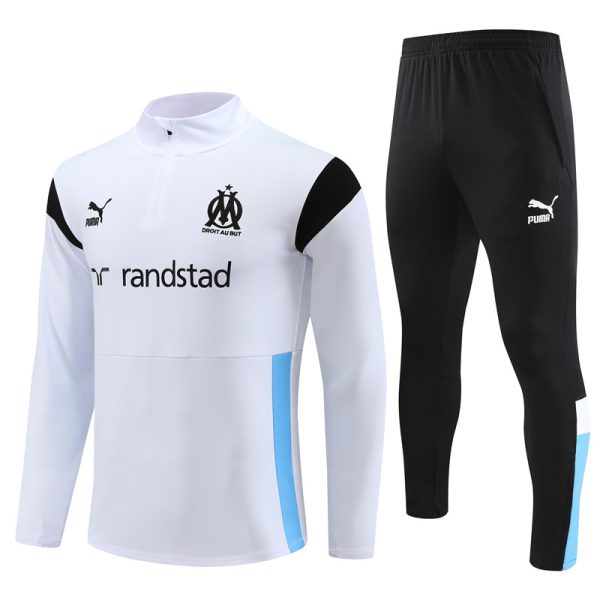Olympique Marseille 2023/24 Half-Zip Adult Sweater+Pant 14001 - Image 4
