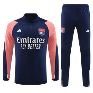 Olympique Lyonnais 2023/24 Half-Zip Adult Sweater+Pant 14001