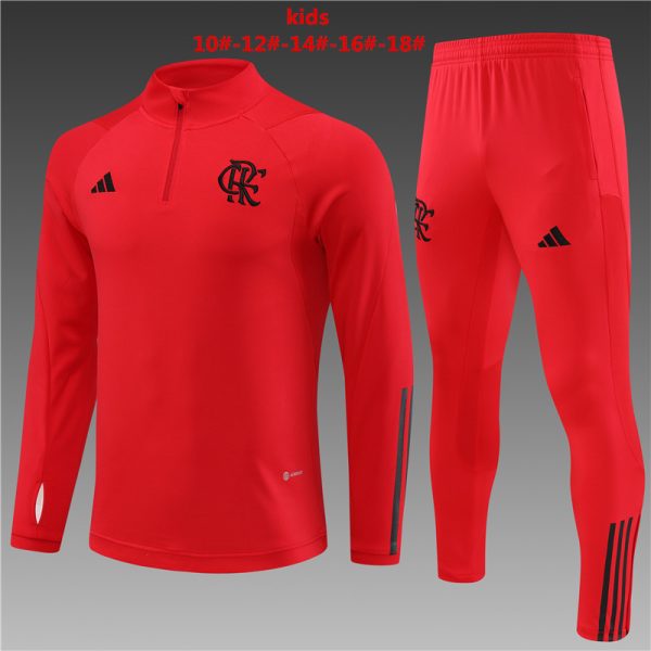 Flamengo 2023/24 Half-Zip Kids Sweater+Pant 14001