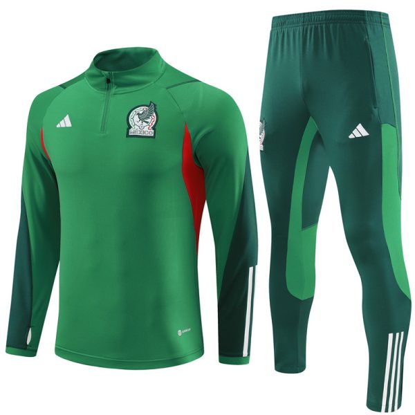 Mexico 2023/24 Half-Zip Adult Sweater+Pant 14001 - Image 5