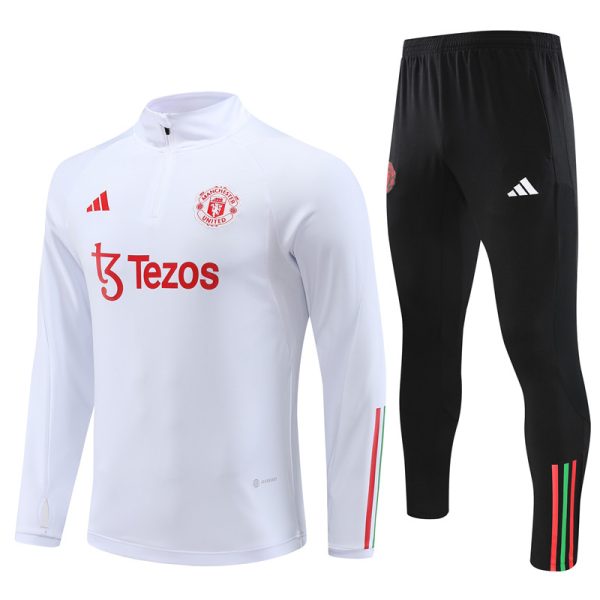 Manchester United 2023/24 Half-Zip Adult Sweater+Pant 14001 - Image 4