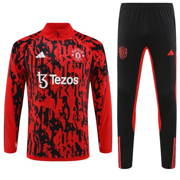 Manchester United 2023/24 Half-Zip Adult Sweater+Pant 14001