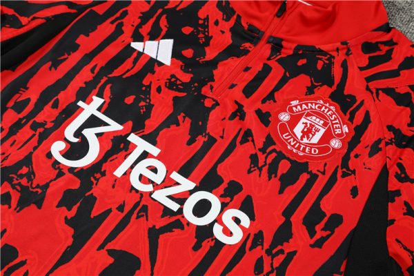 Manchester United 2023/24 Half-Zip Adult Sweater+Pant 14001 - Image 4