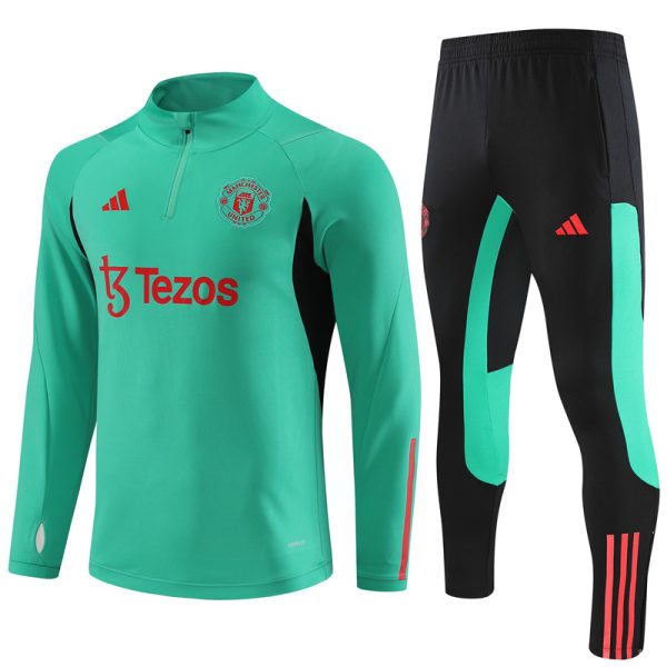 Manchester United 2023/24 Half-Zip Adult Sweater+Pant 14001 - Image 5