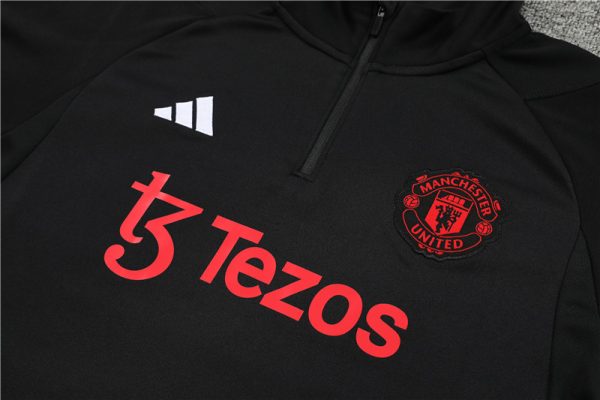 Manchester United 2023/24 Half-Zip Adult Sweater+Pant 14001 - Image 3