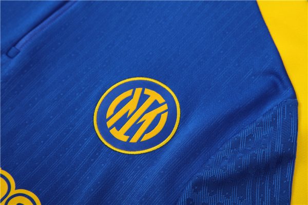 Inter Milan 2024/25 Half-Zip Adult Sweater+Pant 14001 - Image 4