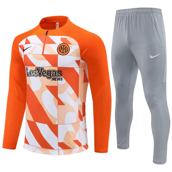 Inter Milan 2023/24 Half-Zip Adult Sweater+Pant 14001 - Image 4