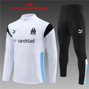 Olympique Marseille 2023/24 Half-Zip Kids Sweater+Pant 14001