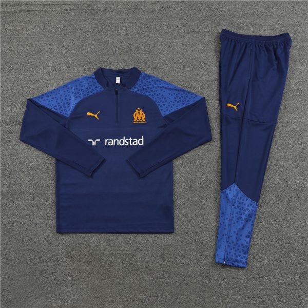 Olympique Marseille 2023/24 Half-Zip Kids Sweater+Pant 14001 - Image 11