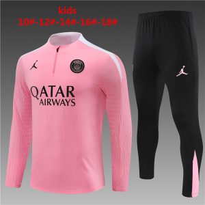 Paris Saint-Germain 2023/24 Half-Zip Kids Sweater+Pant 14001