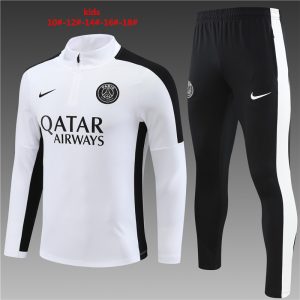 Paris Saint-Germain 2023/24 Half-Zip Kids Sweater+Pant 14001
