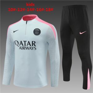 Paris Saint-Germain 2023/24 Half-Zip Kids Sweater+Pant 14001