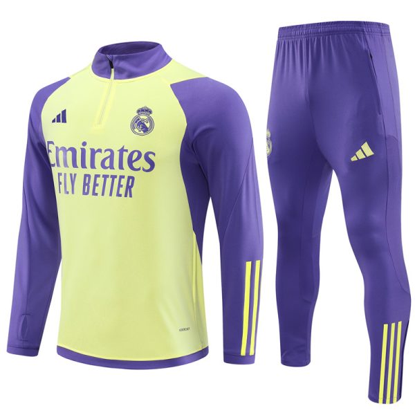 Real Madrid 2023/24 Half-Zip Adult Sweater+Pant 14001 - Image 5