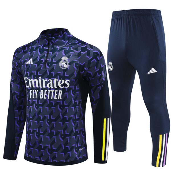 Real Madrid 2023/24 Half-Zip Adult Sweater+Pant 14001 - Image 5