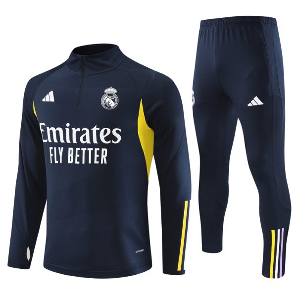 Real Madrid 2023/24 Half-Zip Adult Sweater+Pant 14001 - Image 4