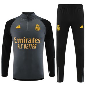 Real Madrid 2023/24 Half-Zip Adult Sweater+Pant 14001