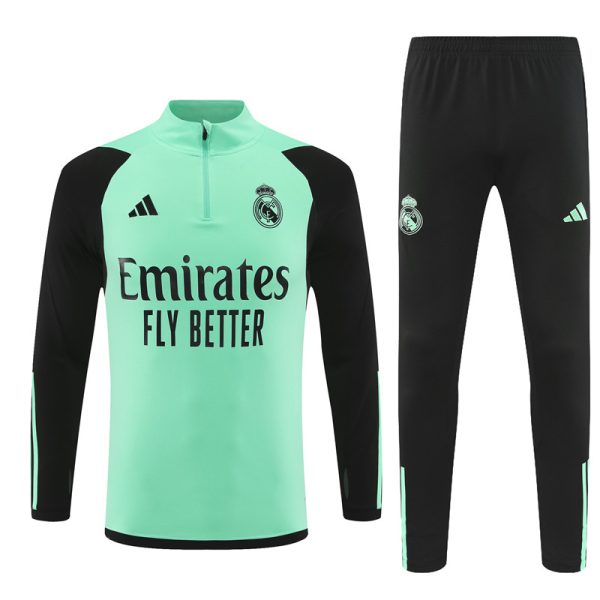 Real Madrid 2023/24 Half-Zip Adult Sweater+Pant 14001