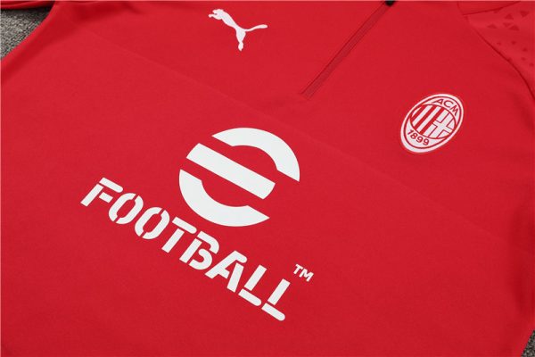 Ac Milan 2023/24 Half-Zip Adult Sweater+Pant 14001 - Image 5
