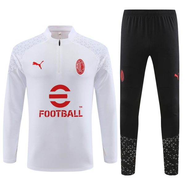 Ac Milan 2023/24 Half-Zip Adult Sweater+Pant 14001