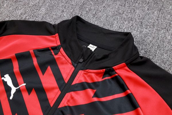 Ac Milan 2023/24 Half-Zip Adult Sweater+Pant 815 - Image 3