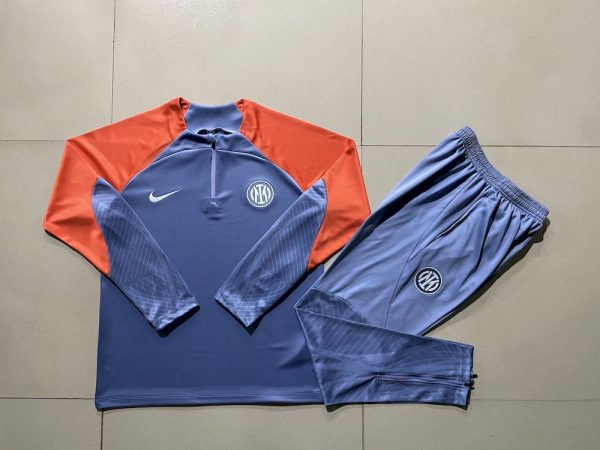 Inter Milan 2024/25 Half-Zip Adult Sweater+Pant 815