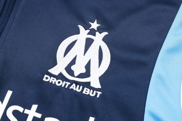 Olympique Marseille 2023/24 Half-Zip Adult Sweater+Pant 815 - Image 4