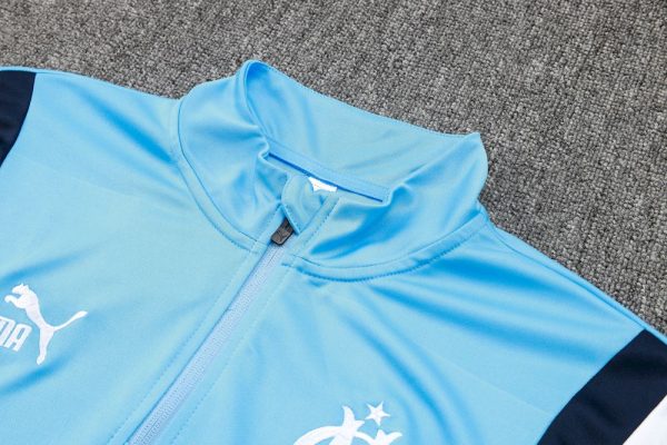 Olympique Marseille 2023/24 Half-Zip Adult Sweater+Pant 815 - Image 3