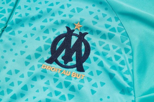 Olympique Marseille 2023/24 Half-Zip Adult Sweater+Pant 815 - Image 4