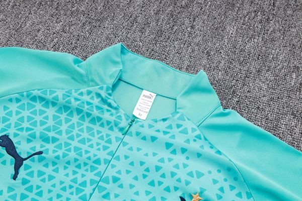 Olympique Marseille 2023/24 Half-Zip Adult Sweater+Pant 815 - Image 3