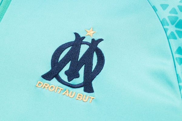 Olympique Marseille 2023/24 Half-Zip Adult Sweater+Pant 815 - Image 4