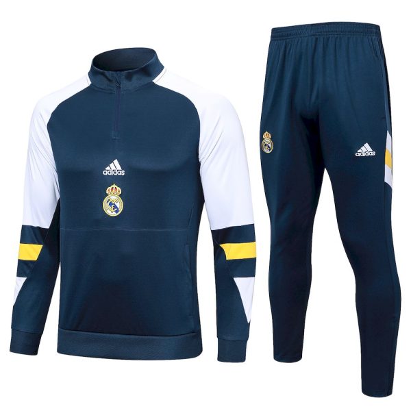 Real Madrid 2023/24 Half-Zip Adult Sweater+Pant 815