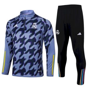 Real Madrid 2023/24 Half-Zip Adult Sweater+Pant 815