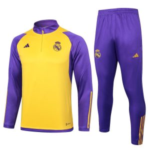 Real Madrid 2023/24 Half-Zip Adult Sweater+Pant 815
