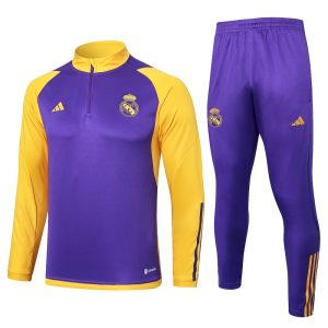 Real Madrid 2023/24 Half-Zip Adult Sweater+Pant 815