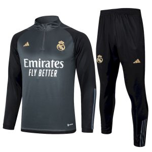 Real Madrid 2023/24 Half-Zip Adult Sweater+Pant 815
