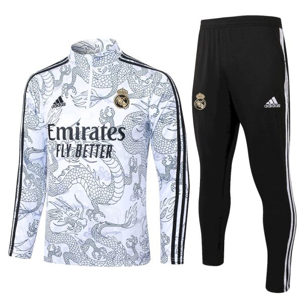 Real Madrid 2023/24 Half-Zip Adult Sweater+Pant 815