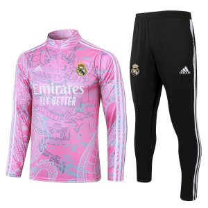 Real Madrid 2023/24 Half-Zip Adult Sweater+Pant 815