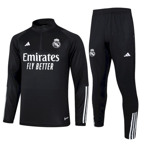 Real Madrid 2023/24 Half-Zip Adult Sweater+Pant 815