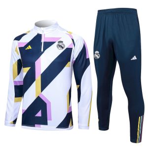 Real Madrid 2023/24 Half-Zip Adult Sweater+Pant 815