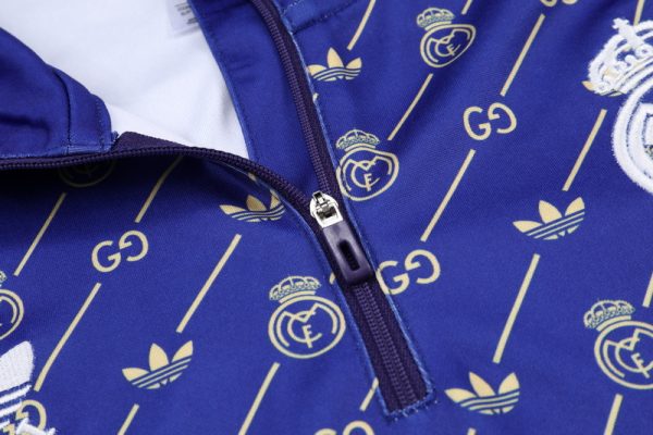 Real Madrid 2024/25 Half-Zip Adult Sweater+Pant 902 - Image 4