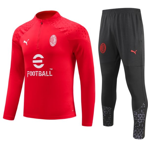 Ac Milan 2023/24 Half-Zip Adult Sweater+Pant 902