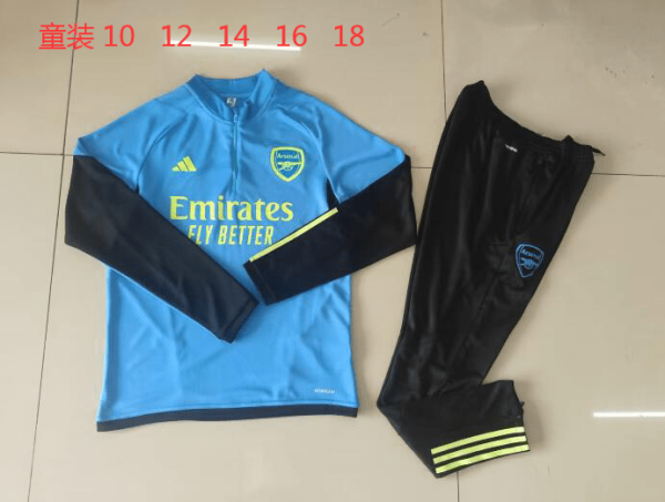 Arsenal 2023/24 Half-Zip Adult Sweater+Pant 902 - Image 2