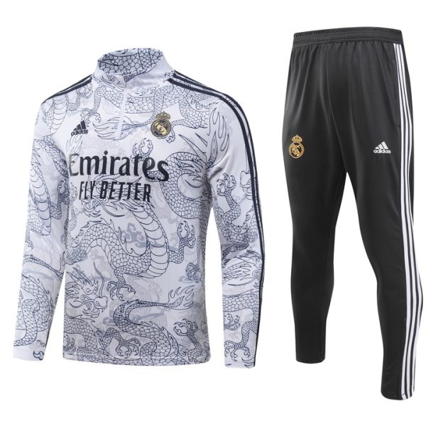 Real Madrid 2023/24 Half-Zip Adult Sweater+Pant 902 - Image 4