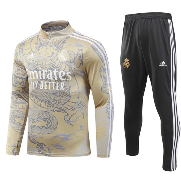 Real Madrid 2023/24 Half-Zip Adult Sweater+Pant 902