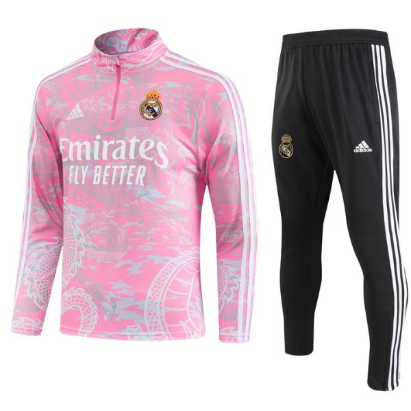 Real Madrid 2023/24 Half-Zip Adult Sweater+Pant 902